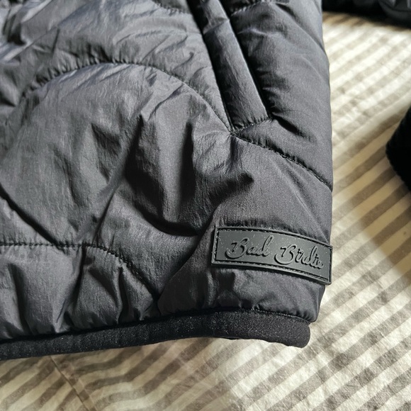 Bad Birdie size small women’s  Black Quilted Jacket - Picture 2 of 6